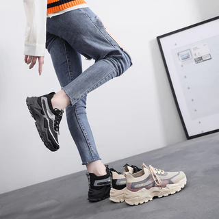 Fshoes รองเท้าผ้าใบแฟชั่น รองเท้าน่ารักๆ😍 หนาใส่สบาย ระบายอากาศได้ดี มี 3 สี สาวๆสายลุย ต้องมีติดตู้น้าา ราคาหลักสิบห้า