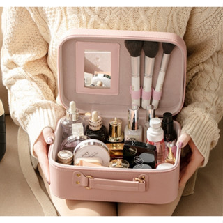 กระเป๋าเครื่องสำอาง  กระเป๋าใส่เครื่องสำอางสำหรับพกพาคริคริ (Cosmetic Bag)