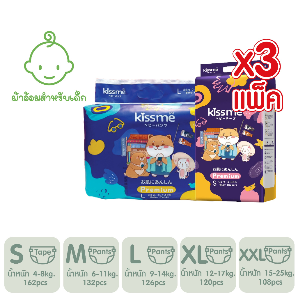 #ผ้าอ้อมเด็ก
#KissmeBaby
#ผ้าอ้อมซึมซับดี
#ผ้าอ้อมบางเบาสบาย
#ผ้าอ้อมไม่รั่วซึม