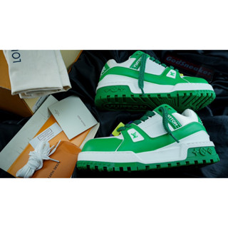 [ Pre - Order ] LV Trainer Maxi Green Size 36 - 45[ Best Quality ]