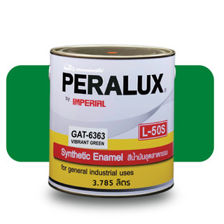 Peralux L50S Enamel No.GAT-6363 สีน้ำมันพีราลักส์ L-50S สีเขียว แกลลอน 3.785ลิตร