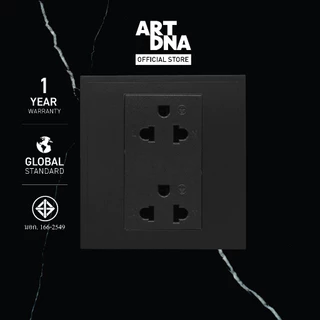 ART DNA รุ่น D3 Series Double Euro & American Socket design switch สวิตซ์ไฟโมเดิร์น สวิตซ์ไฟสวยๆ ปลั๊กไฟสวยๆ