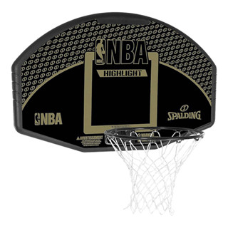 SPALDING แป้นบาสติดผนัง สำหรับฝึกซ้อมกีฬา ขนาด 44 นิ้ว NBA HIGHLIGHT FAN-SHAPED COMBO 80688CN (5900)