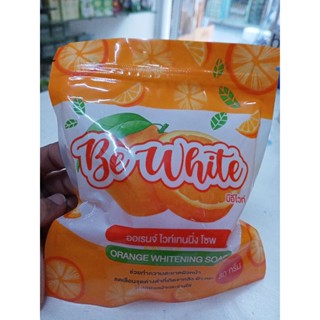 บีอีไวท์ สบู่ส้ม #Be White Orange Whitening Soap - shop-iris1ก้อน80g.