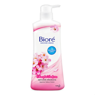 Biore Shower Cream Cheerful Sakura  550ml. ครีมอาบน้ำ บิโอเร เชียร์ฟูล ซากุระ