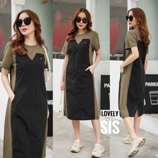 🌈🌿🌸🌺🌼🧡🤎🇰🇷 Cotton Patch Black Color Maxi Dress