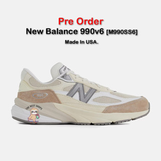 [สินค้าพรีออเดอร์] New Balance 990v6 [M990ss6] Made in USA รองเท้าผ้าใบ ผู้ชาย ผู้หญิง ของแท้100%