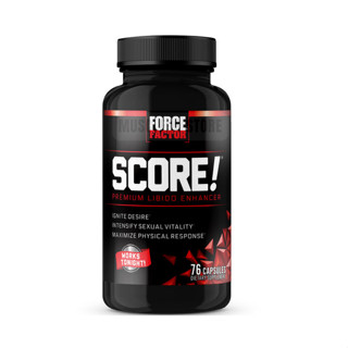 💊Force Factor Score! Premium Libido Enhancer(76 Capsules) เพิ่มสมรรถภาพทางเพศ เพิ่มประสิทธิภาพการฝึกซ้อม