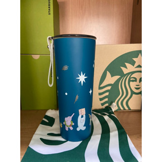 Starbucks แก้วน้ำสแตนเลส Nutcracker and Friends with Bubble Lid 16 oz.