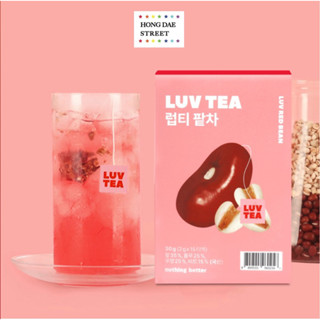 พร้อมส่ง ชาถั่วแดง ลูกเดือย เกาหลี ออแกนิคพรีเมียม Nothing Better REDBEAN LUV TEA กล่อง15ถุงชา