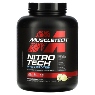 เวย์โปรตีน MuscleTech Nitro Tech Performance Series 4 lb -  เสริมสร้างกล้ามเนื้อ เพิ่มความคมชัด