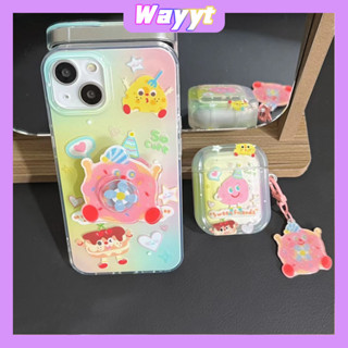 💖New 💖iPhone 14 13 12 11 Pro Max เคส for เคสไอโฟน11 บางเบาพกพาง่าย น่ารัก การ์ตูน แฟชั่น เรียบง่าย พร้อมขาตั้ง Case