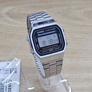 [ของแท้] Casio นาฬิกาข้อมือ รุ่น A168WA-1Q รับประกันศูนย์ CMG 1 ปี