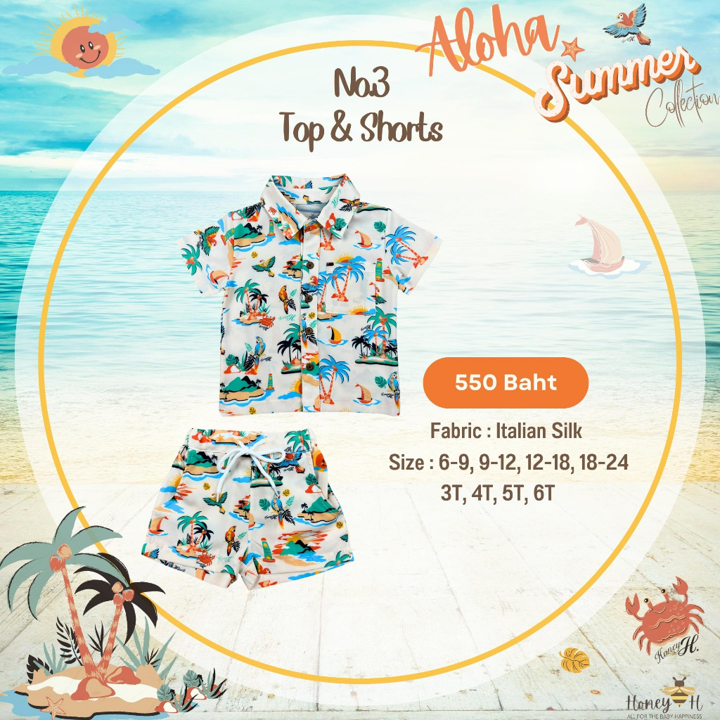 Aloha Summer 03 - Top&Shorts