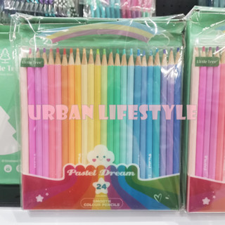 Little Tree ดินสอสีไม้พาสเทล ดินสอสีไม้ สีพาสเทล สีไม้พาสเทล pastel dream color pencils ดินสอสีแท่ง ยกกล่อง 10 กล่อง