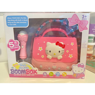 ⭐️พร้อมส่ง⭐️ Kitty Sing along Boombox 🎶กระเป๋าดนตรีพร้อมไมโครโฟน🎤