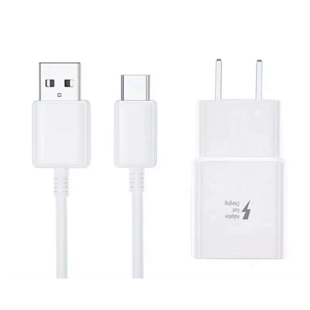 ชุดชาร์จ สายชาร์จ Type C/ Micro 1เมตร หัวชาร์จสำหรับชุดชาร์จ usb c Fast charging ชุดสายชาร์จ S6/S10 S10+