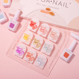 [แบบแยกขวด] เซตสีเจลไซรัป โทนพาสเทล รหัส P16 OR•GA•NAIL แถมฟรีชาร์ทโชว์ l สีเจล organail