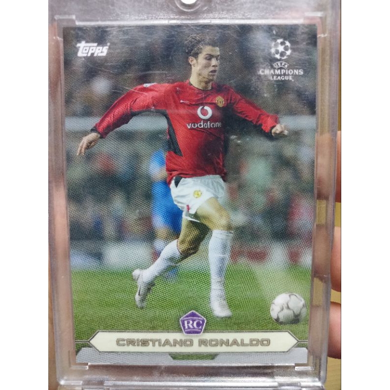 การ์ด RC คริสเตียโน่ โรนัลโด้ ยี่ห้อ TOPPS - Cristiano Ronaldo ROOKIE CARD แมนยู ฟุตบอล สะสม แมนเชสเ