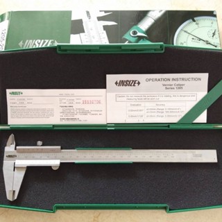 เวอร์เนียร์ 8 นิ้ว ความละเอียด 0.02mm Vernier Caliper 0-200mm/0-8" INSIZE อินไซส์ 1205-2002S