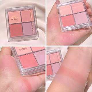 ODBO - Signature 4 Shades Blusher (10 g.) บลัชเชอร์