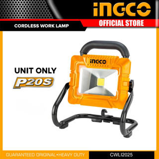 INGCO  ไฟสปอร์ทไลท์ LED ไร้สาย 20 โวลท์ （ไม่รวมแบตและแท่นชาร์จ ）รุ่น CWLI2025NB