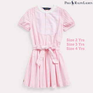 ชุดกระโปรง Ralph Lauren นำเข้าจาก อเมริกา : RALPH LAUREN  MIXED-STRIPE COTTON DRESS