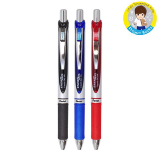 ปากกาเจล เพนเทล (Pentel) รุ่น EnerGel ขนาดเส้น 0.5 / 0.7 / 1.0mm. ไส้ปากกา ขนาด 0.5 / 0.7 / 1.0mm. เปลี่ยนไส้ได้