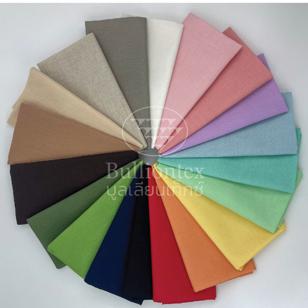 ผ้าลักซ์ชัวรี่ ลินิน Luxury Linen เนื้อผ้าระบายอากาศดี ใส่สบาย ทำจากเส้นใยธรรมชาติ ขนาด 1 หลา