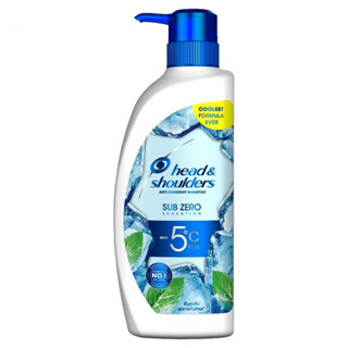 Head&amp;Shoulders Shampoo Anti Dandruff Sub Zero Sensation 370 Ml. แชมพูขจัดรังแค(HS004)