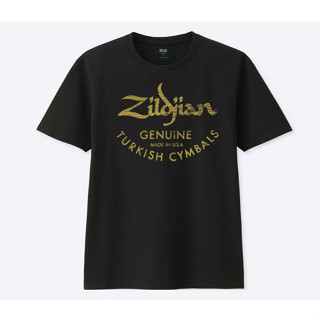 ZILDJIAN DRUM MUSIC ROCK GOLD VINTAGE T SHIRT เสื้อยืด คอกลม SIZE M - 5XL ส่งจากไทย