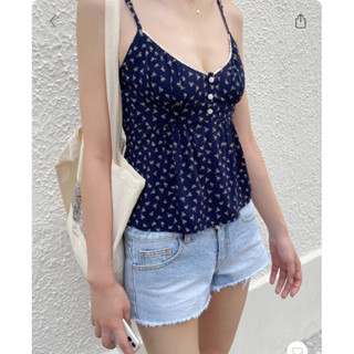 Brandy Melville Tiffany Floral Tank (Blue / Red / Light Blue)