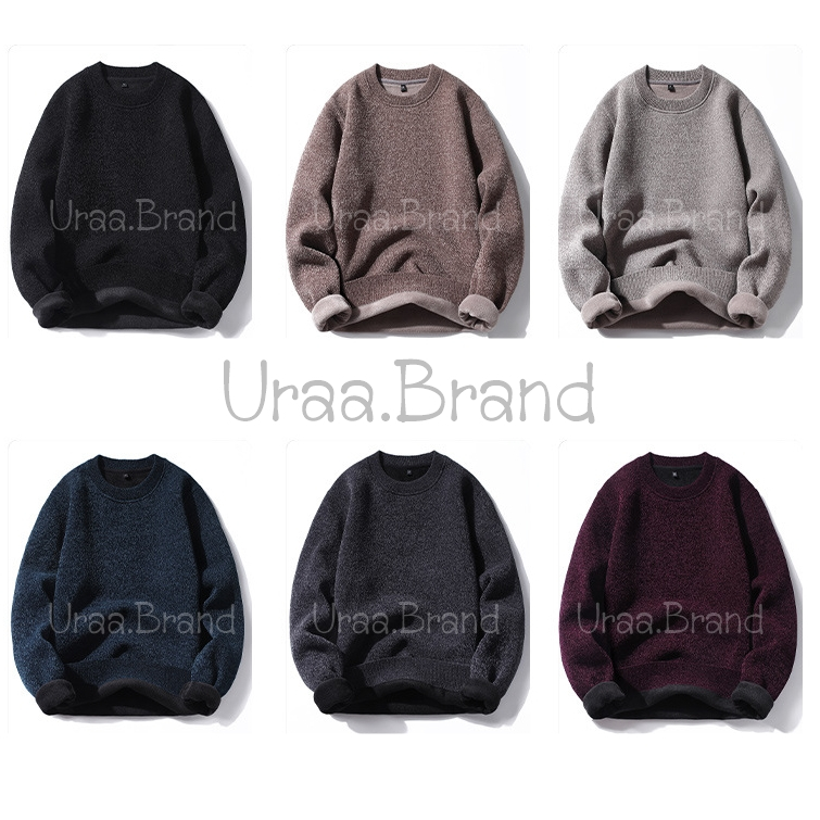 อก 44-50 / เสื้อคอปีนบุขน เสื้อไหมพรมผู้ชาย สเวตเตอร์ไหมพรม รุ่น Sweater Peen Plus - MSS