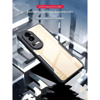 เคสขอบสี หลังใส สำหรับOppo Reno 10 Pro 10Pro Reno10Proplusเคสกันกระแทก Reno10Pro +