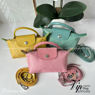 L0NGCHAMP LE PLIAGE ORIGINAL Pouch with handle พร้อมส่ง กระเป๋าใบเล็กขนาดกระทัดเหมาะกับใส่ของจำเป็นจุกจิก