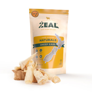 (โฉมใหม่) Zeal Sheep Ears 125ก. ขนมสุนัข หูแกะ แท้100% นำเข้าจากนิวซีแลนด์ (หูแกะอบ ขนมหมา ขนมขัดฟัน)