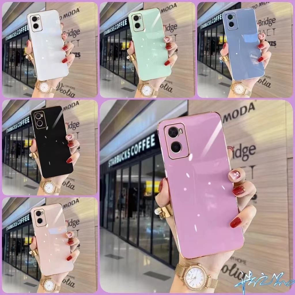 เคส TPU ขอบตรง สำหรับ Oppo Realme C67 Realme C51 C53 C55 Realme C30 C30S C33 Realme C1 C3 Realme C11 C20 Realme 5แบบนิ่ม