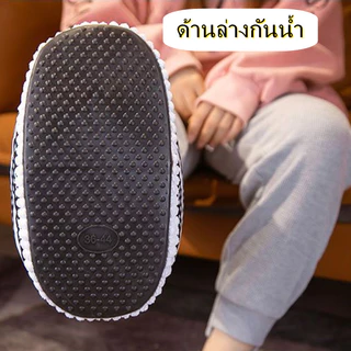 【จัดส่งทันที】35-46หลา รองเท้าแตะผ้าฝ้ายมะพร้าวอ้วน รองเท้ามะพร้าวขนมปังอ้วน