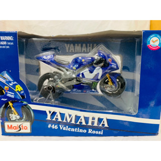 โมเดลรถจักรยานยนต์ Maisto 1:18 Valentino Rossi Yamaha YZR-M1 46  Repsol Team