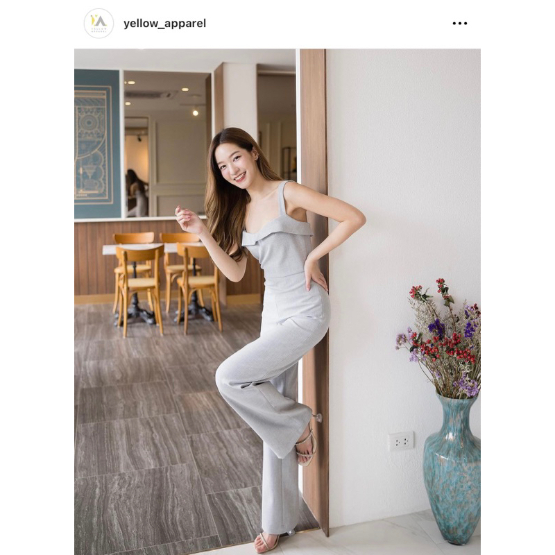 Jasper Jumpsuit in Gray (Limited Fabric) size S