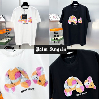 Palm Angels Unisex T-shirts 🐻 เสื้อยืด Palm Angels 🏷️ Hiend 1:1 Cotton 💯 ส่งจากไทย 🇹🇭ร้านค้าจัดส่งไว