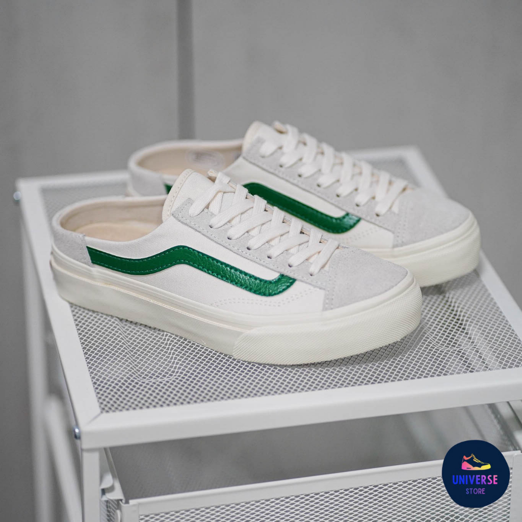 [ของแท้ ส่งไว จากไทย] VANS STYLE 36 MULE "JAPAN EDITION" WHITE/GREEN