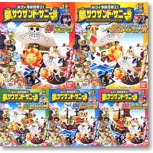 เรือวันพีช ซันนี่ One piece Pirate Ship of Dreams: Thousand Sunny โมเดลเรือประกอบ