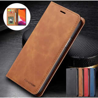 เคส มือถือ ฝาพับ หนัง XUNTE3 สำหรับ รุ่น samsung A02S A03S  A42 A02 A04 A04S A13 ฝาผับเก็บนามบัตรได้ สี