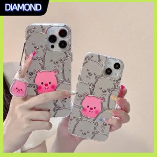 💲คูปองเคลม💲เคสไอโ case for iphone 11 12 น่ารักloopy เคส 14 13 12 11 pro max ชุบเงิน ป้องกันการตก ทนทาน