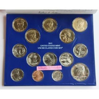 ชุดเหรียญ USA Mint Set  14 เหรียญ ปี 2015-P