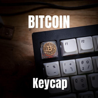 ส่งฟรี Artisan keycap Bitcoin