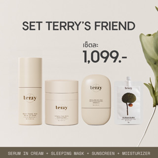 [มีของแถม] เซตรวม Terry เซรั่ม+สลิ้ปมาส์ก+กันแดด ฟรี มอยส์ทุเรียน มูลค่า 99 บาท