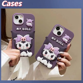 คูปองเคลม🎀เคสไอโ case for iphone 11 12 คูโลมิลายการ์ตูนสามมิติ เคส 14 13 12 11 pro max เคสโทรศัพท์ซิลิโคนกันตก