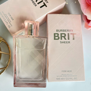 Burberry Brit Sheer For Her EDT 100ml กล่องซีล **สอบถามก่อนสั่งซื้อ**